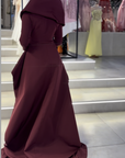 Royal "Opera" Gown with Architectural Collar