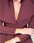 Royal "Opera" Gown with Architectural Collar