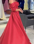 arlet Glamour Off-the-Shoulder Draped Gown