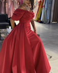 arlet Glamour Off-the-Shoulder Draped Gown